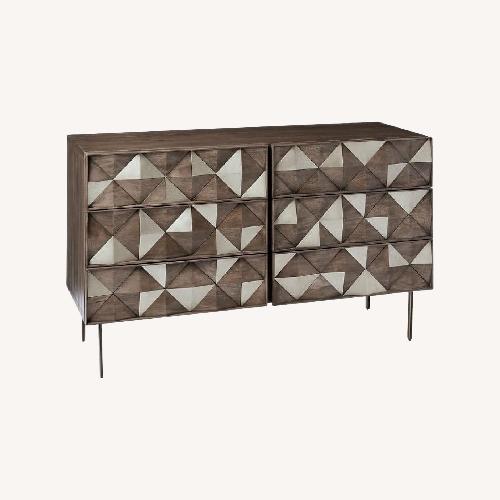 Used West Elm Roar & Rabbit™ Geo Inlay 6-Drawer Dresser for sale on AptDeco