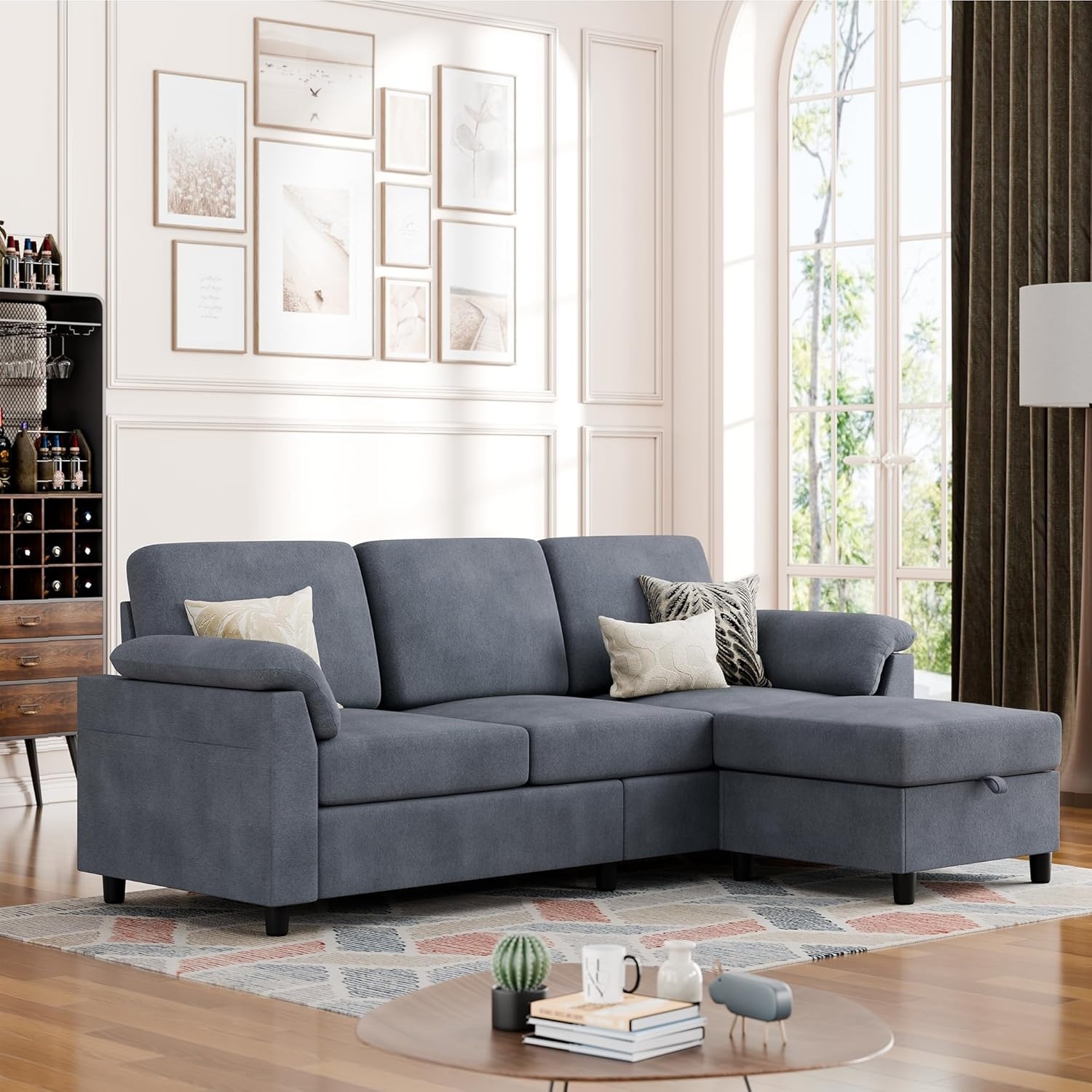 Vongrasig 79" Convertible Sectional Sofa - image-4
