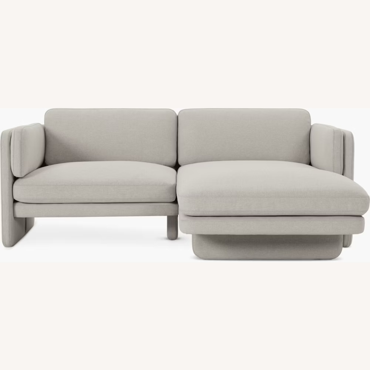 Design Within Reach Pastille Light Gray Chaise Lounge - image-5