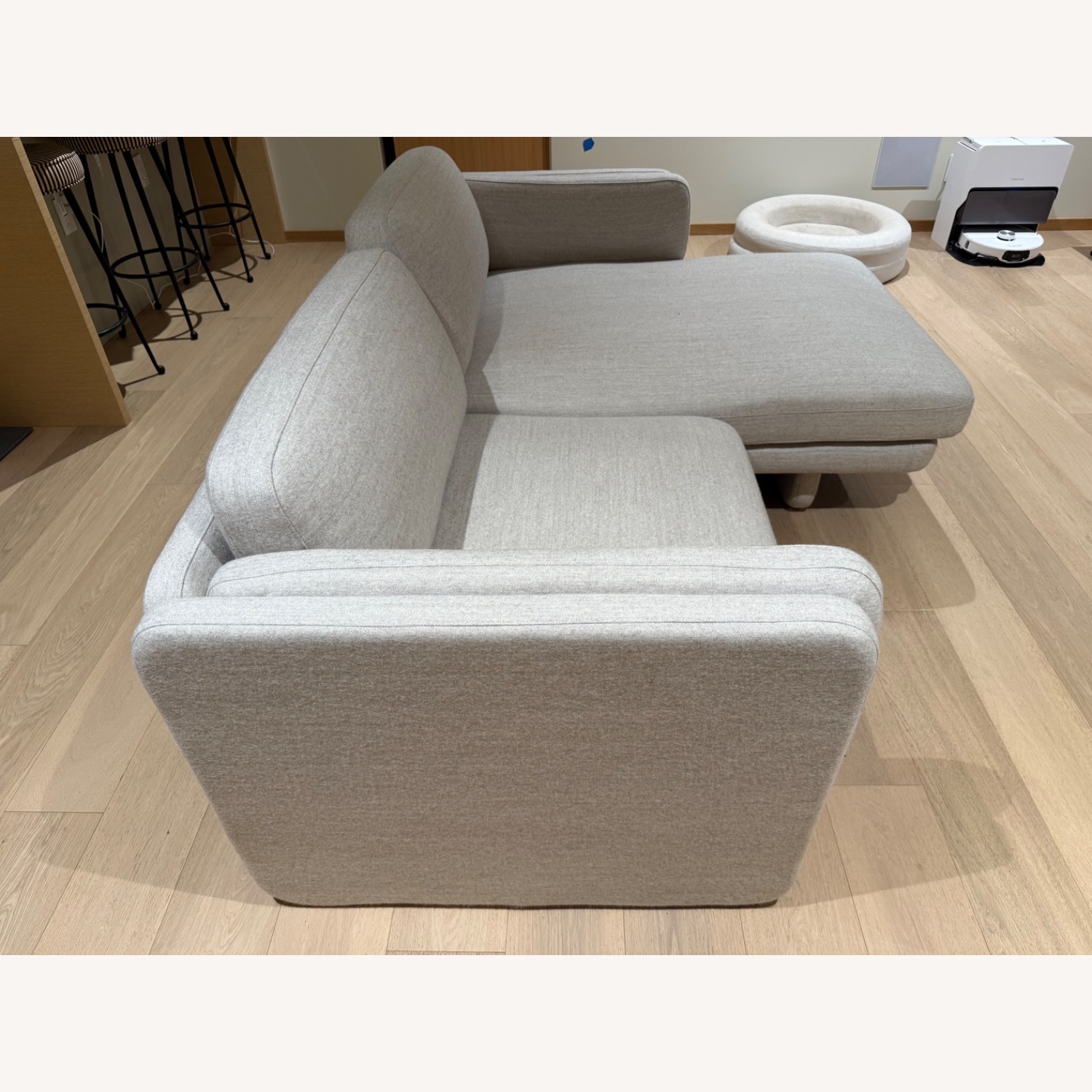 Design Within Reach Pastille Light Gray Chaise Lounge - image-2