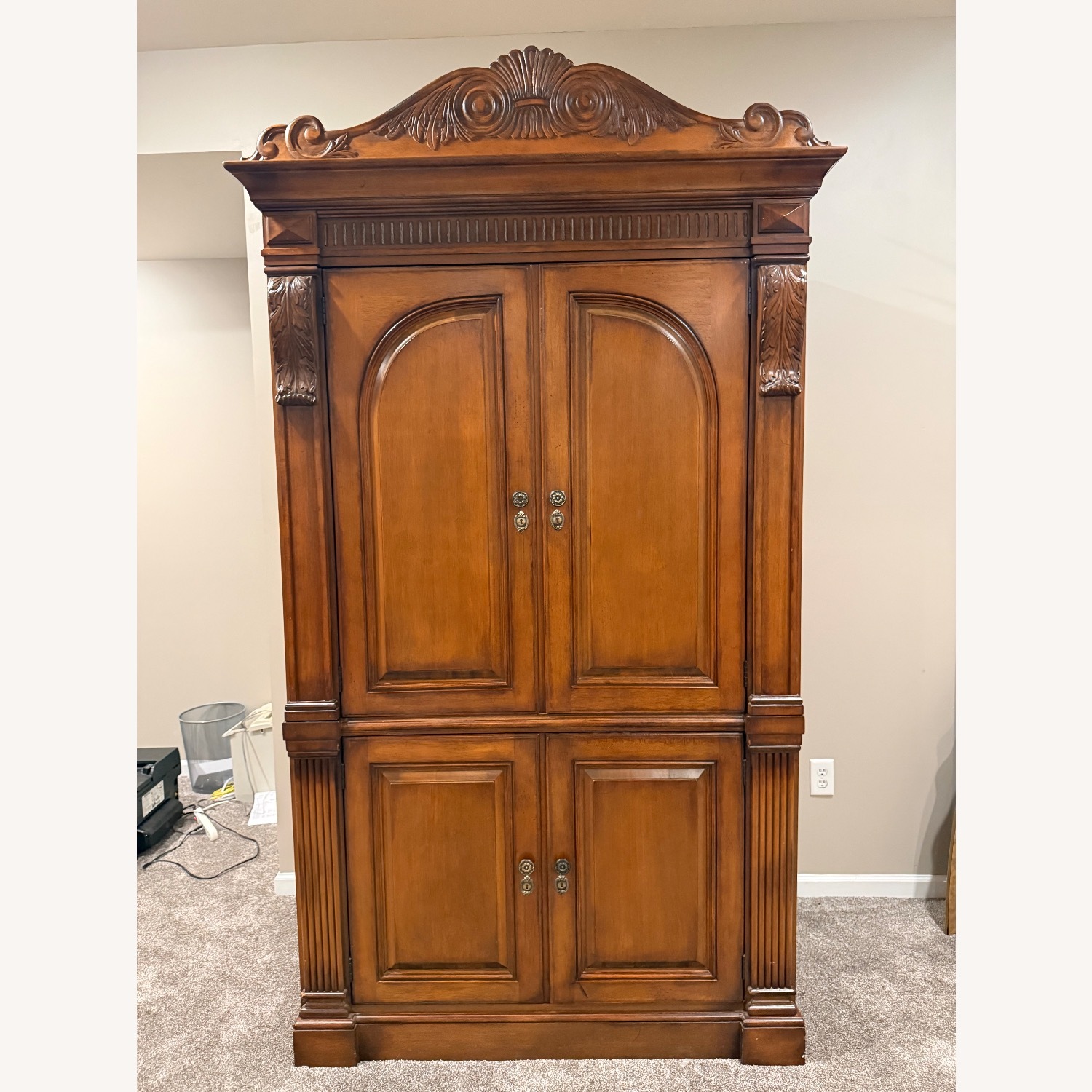 Hooker Furniture Corporation Wood Media Storage - image-1