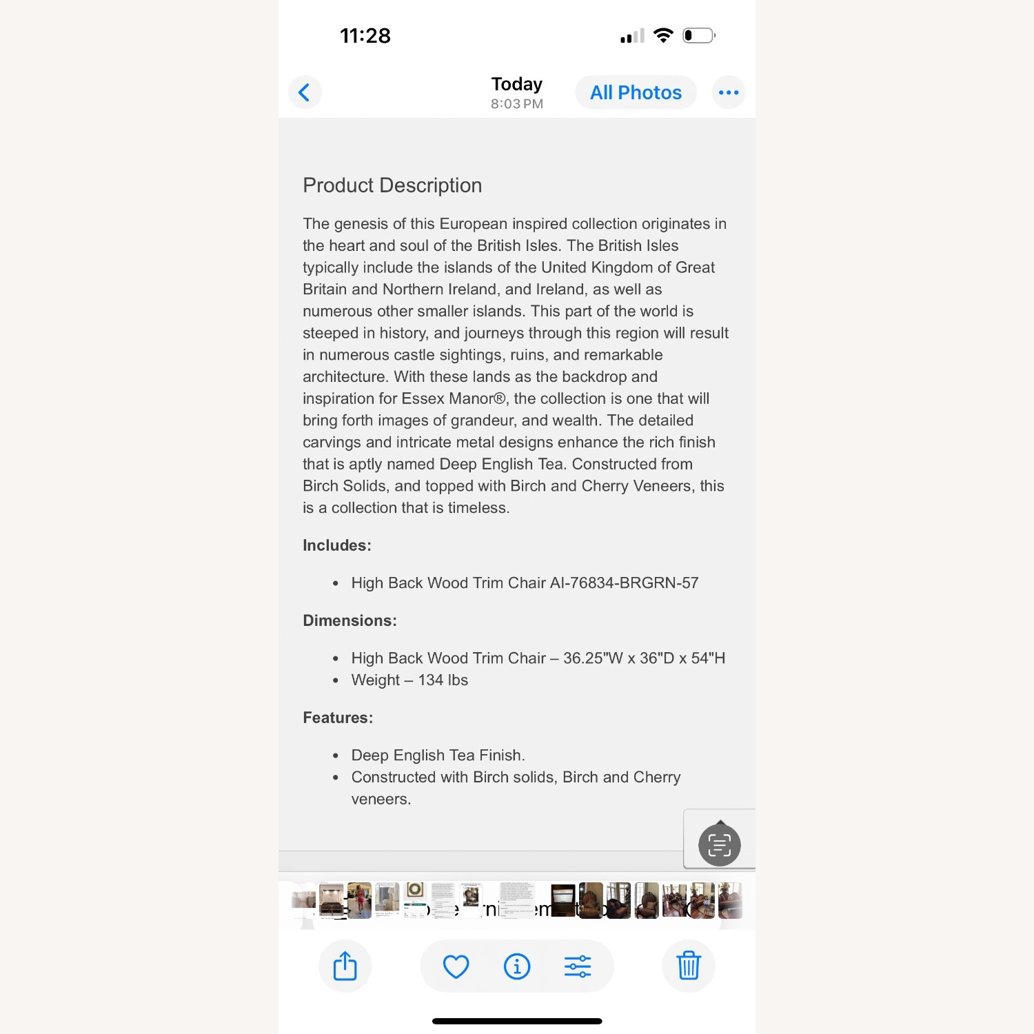 Michael Amini Furniture Designs Accent Chair - image-3