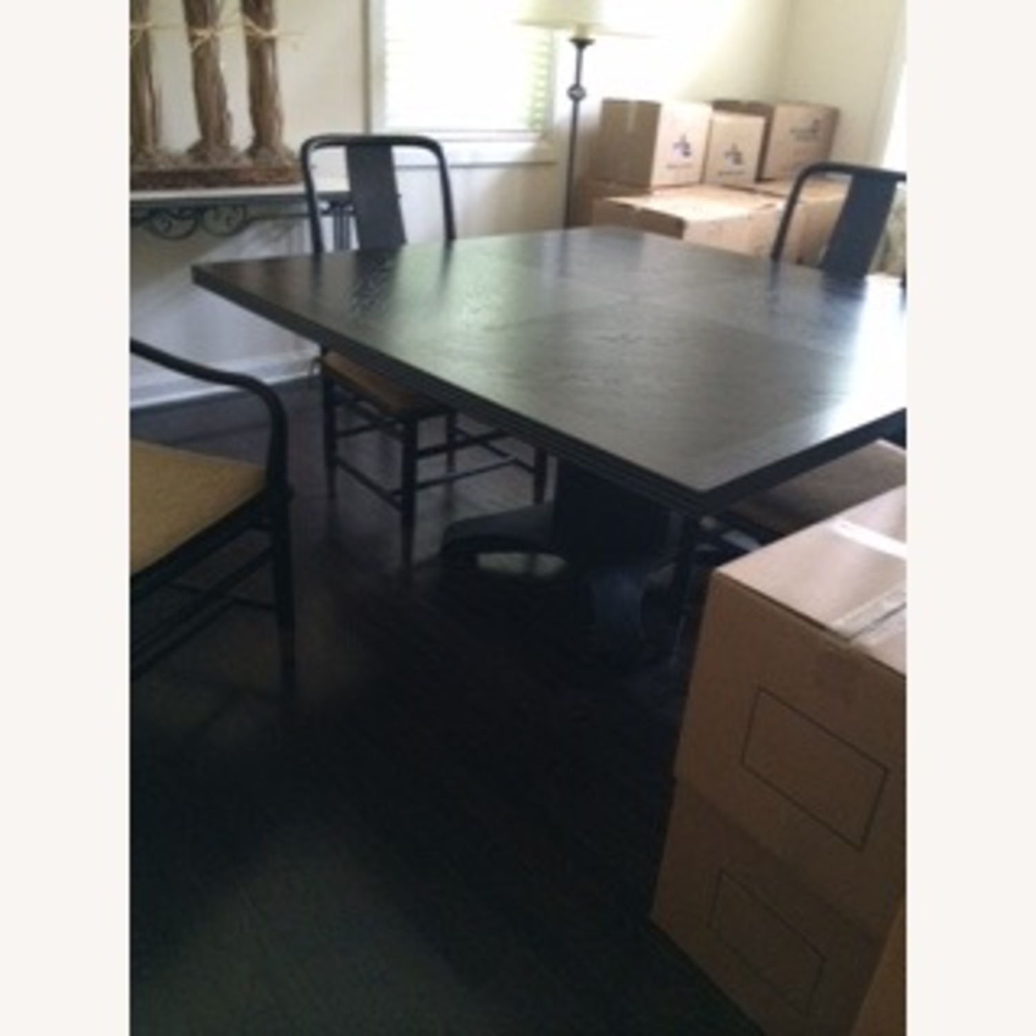 Donghia Walnut & Ebonized Mahogany Dining Table - image-1