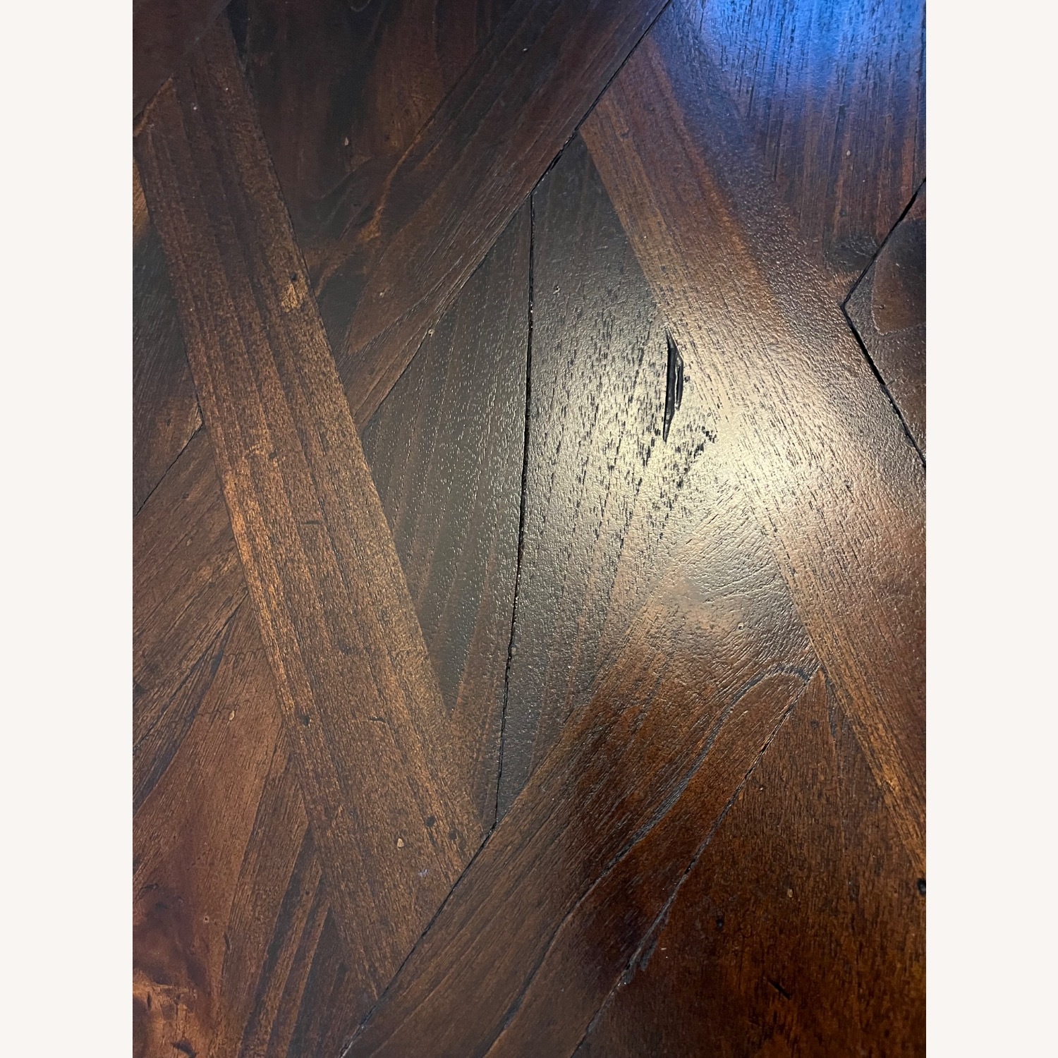 Vintage/Antique Dark Brown Dining Table - image-7