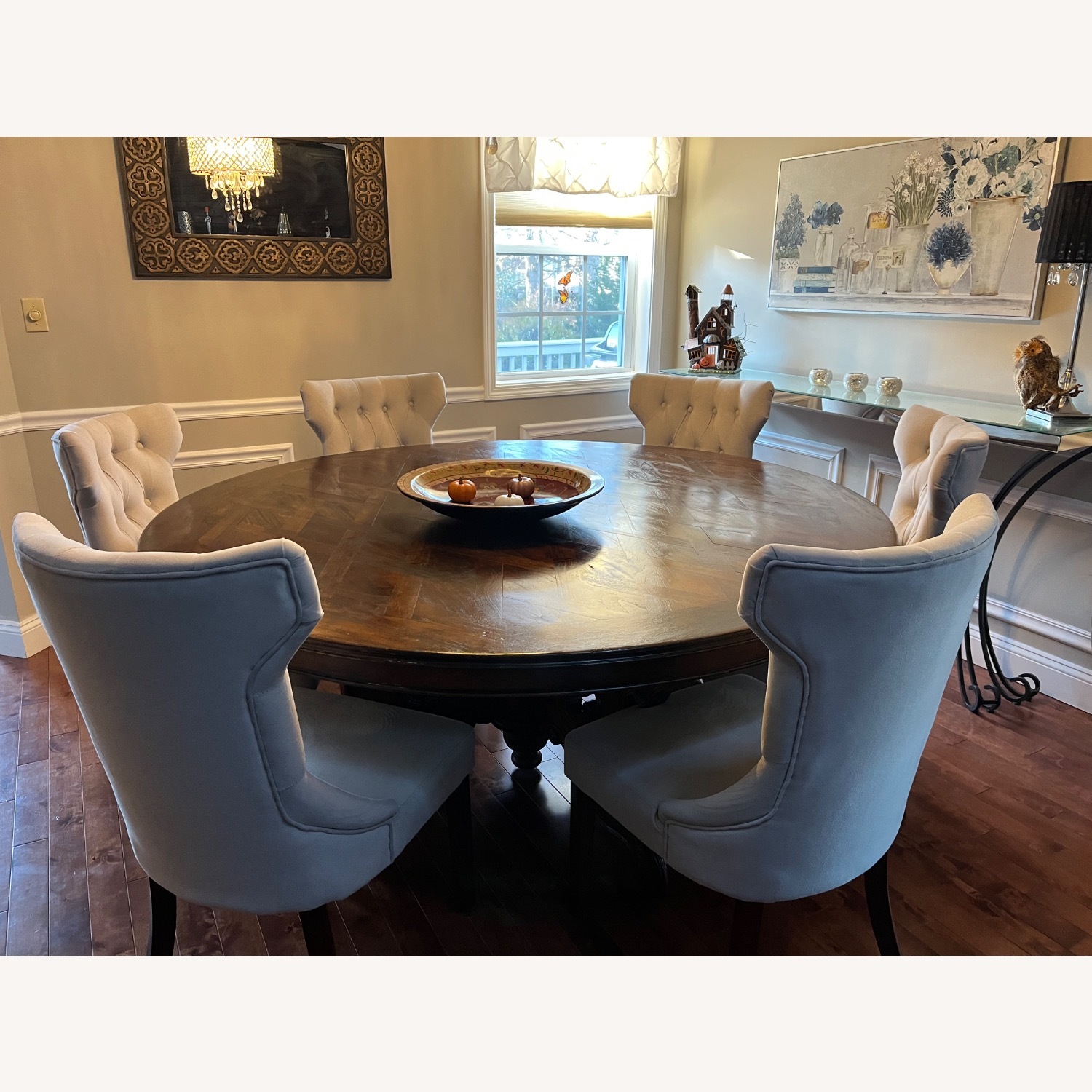 Vintage/Antique Dark Brown Dining Table - image-2