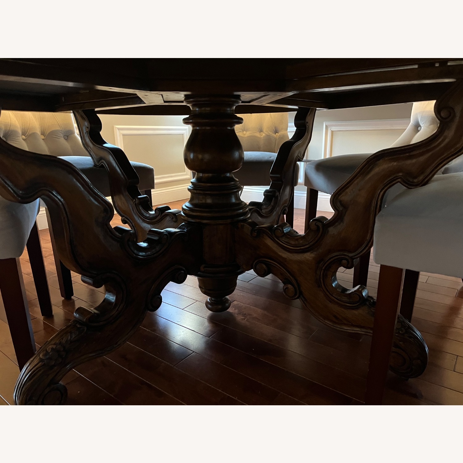 Vintage/Antique Dark Brown Dining Table - image-3