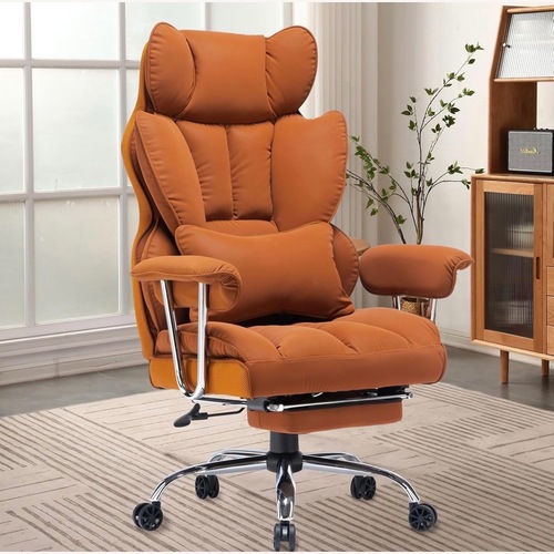 Used Efomao Orange Office Chair for sale on AptDeco