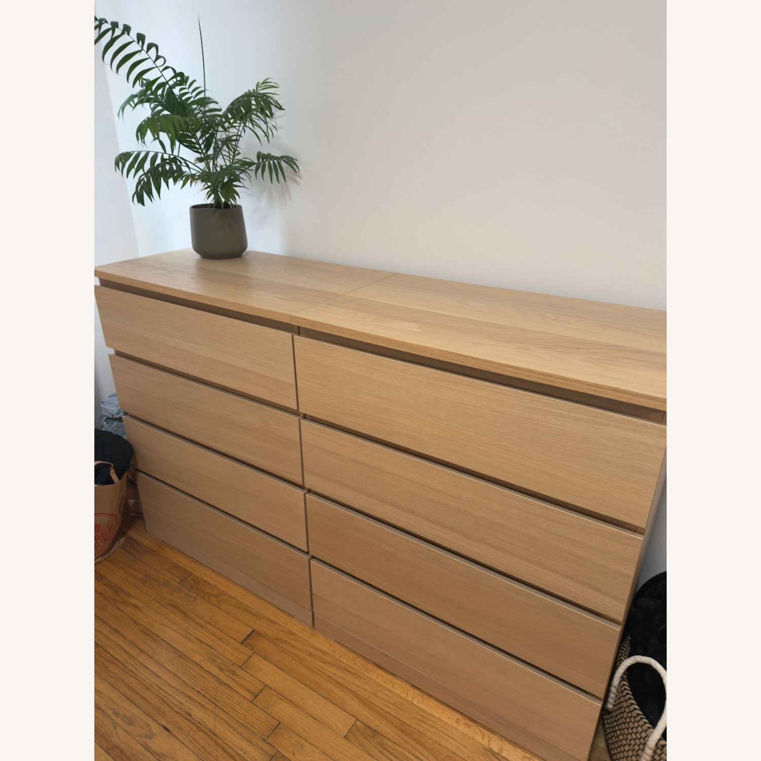IKEA Storklinta Natural Wood 4 Drawer Dresser - image-3