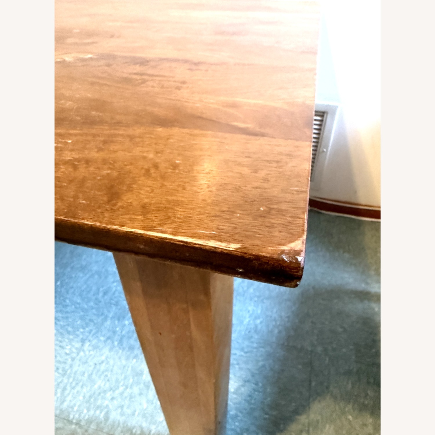 Basque 65" Dark Brown Solid Wood Dining Table - image-1