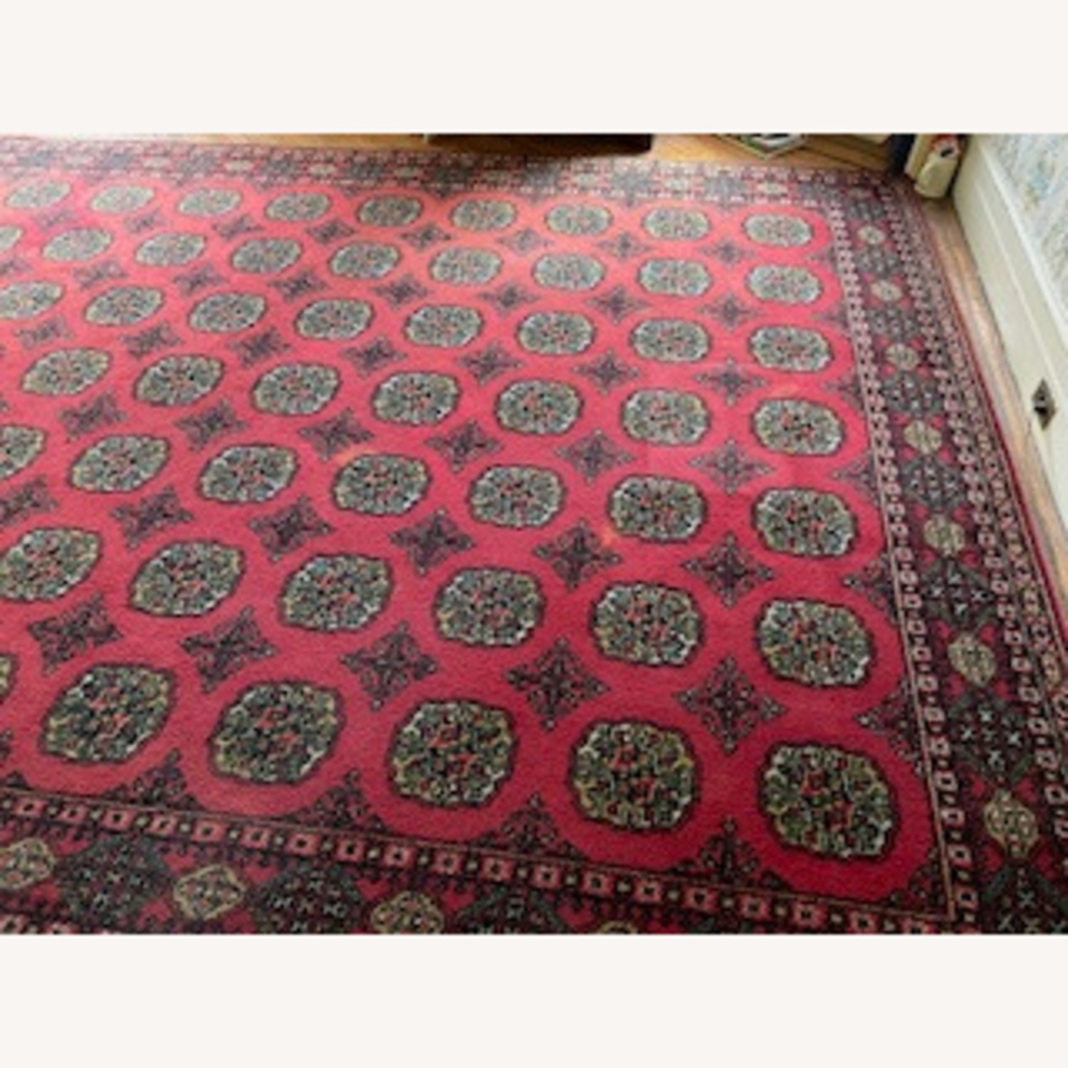 Red Patterned Area Rug - image-4