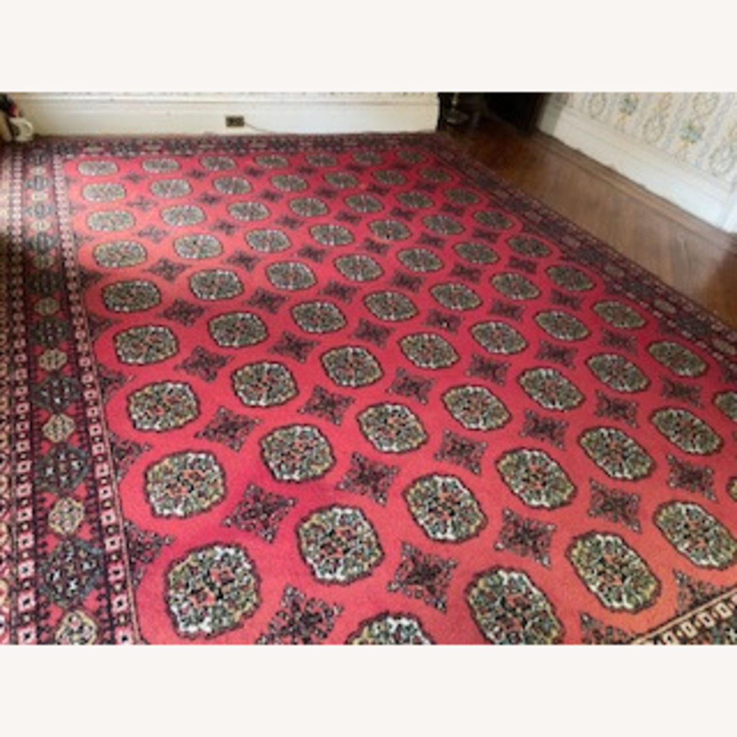 Red Patterned Area Rug - image-1