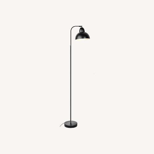 Used Black Metal Floor Lamp for sale on AptDeco