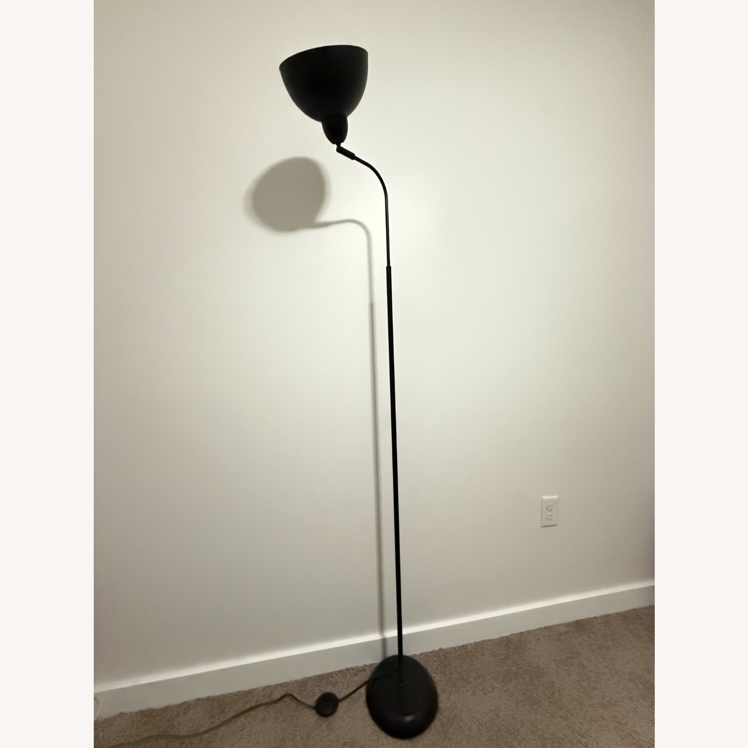 Black Metal Floor Lamp - image-2