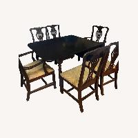Vintage/Antique Finds Dark Brown Dining Set
