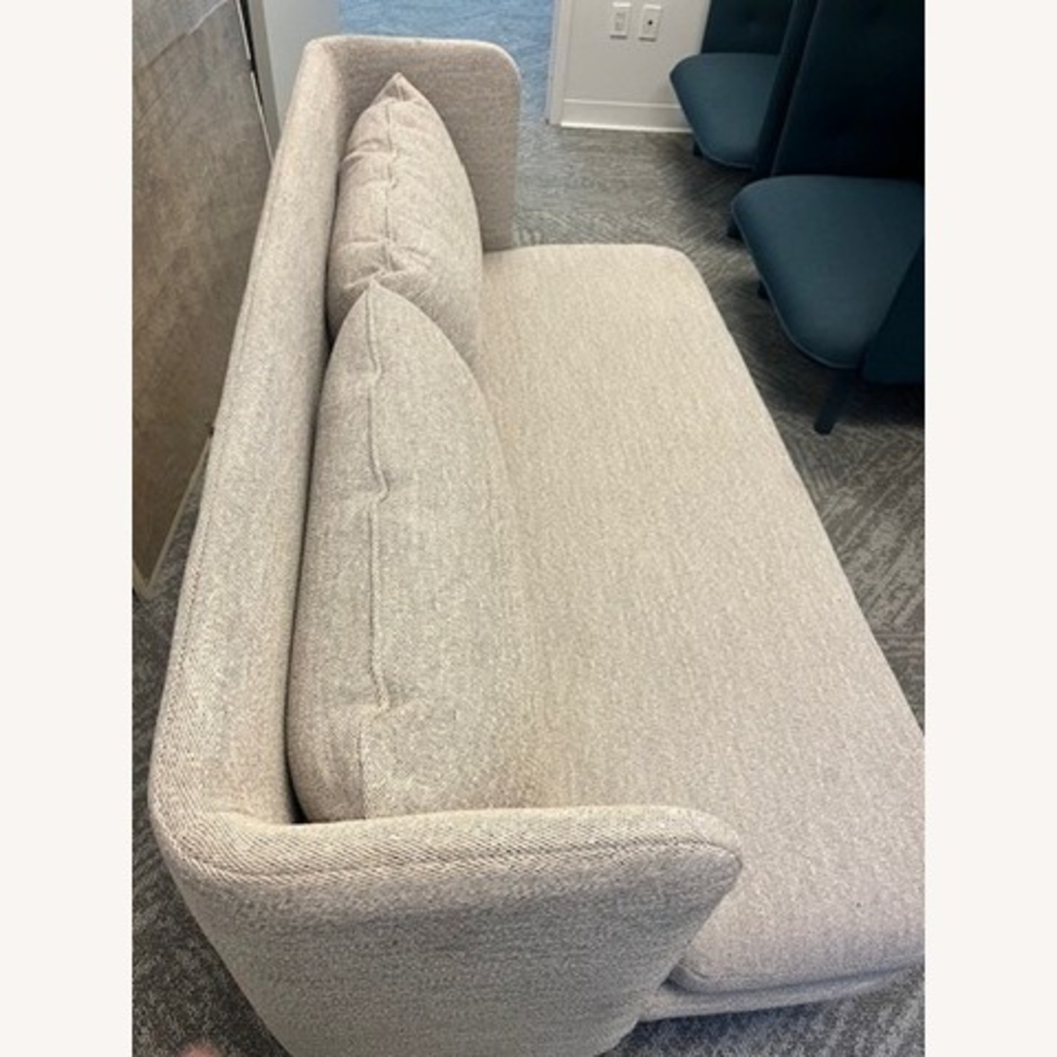 Blu Dot Bloke 60" Natural Fabric 2 Seater Sofa - image-2