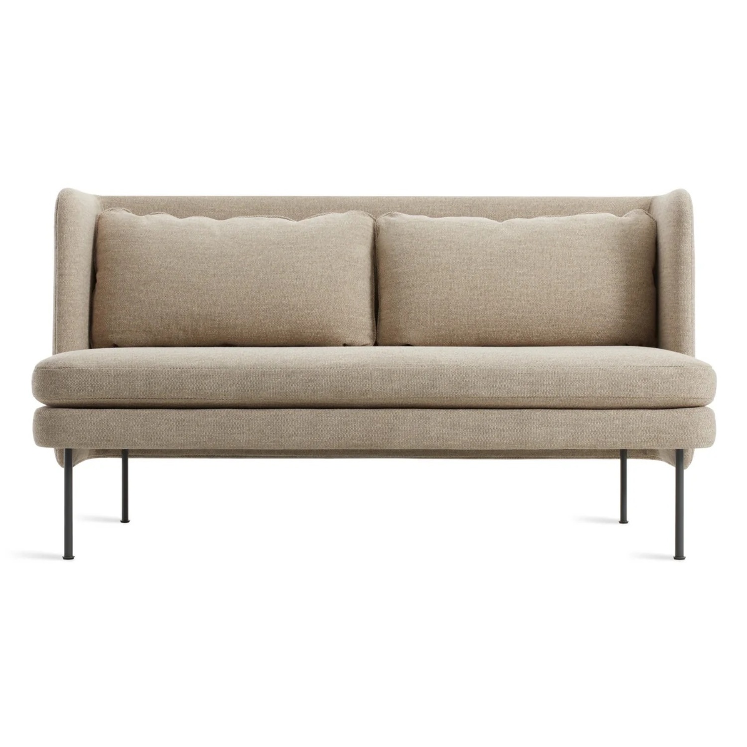 Blu Dot Bloke 60" Natural Fabric 2 Seater Sofa - image-4