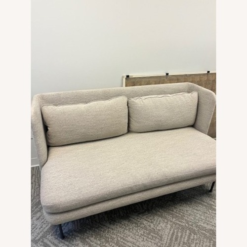 Used Blu Dot Bloke 60" Natural Fabric 2 Seater Sofa for sale on AptDeco