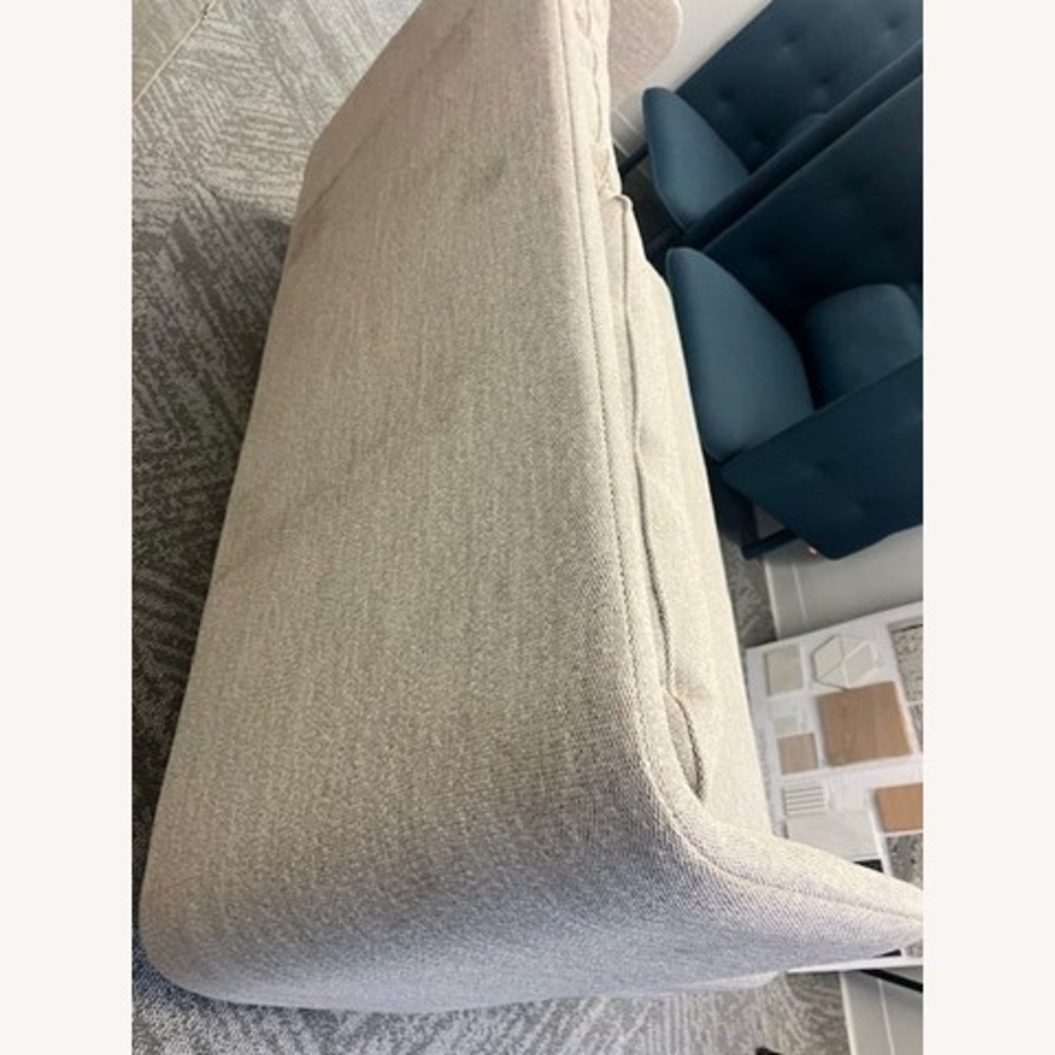 Blu Dot Bloke 60" Natural Fabric 2 Seater Sofa - image-3