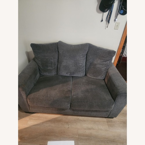 Used Ashley Furniture Light Gray 2 Seater Sofa for sale on AptDeco