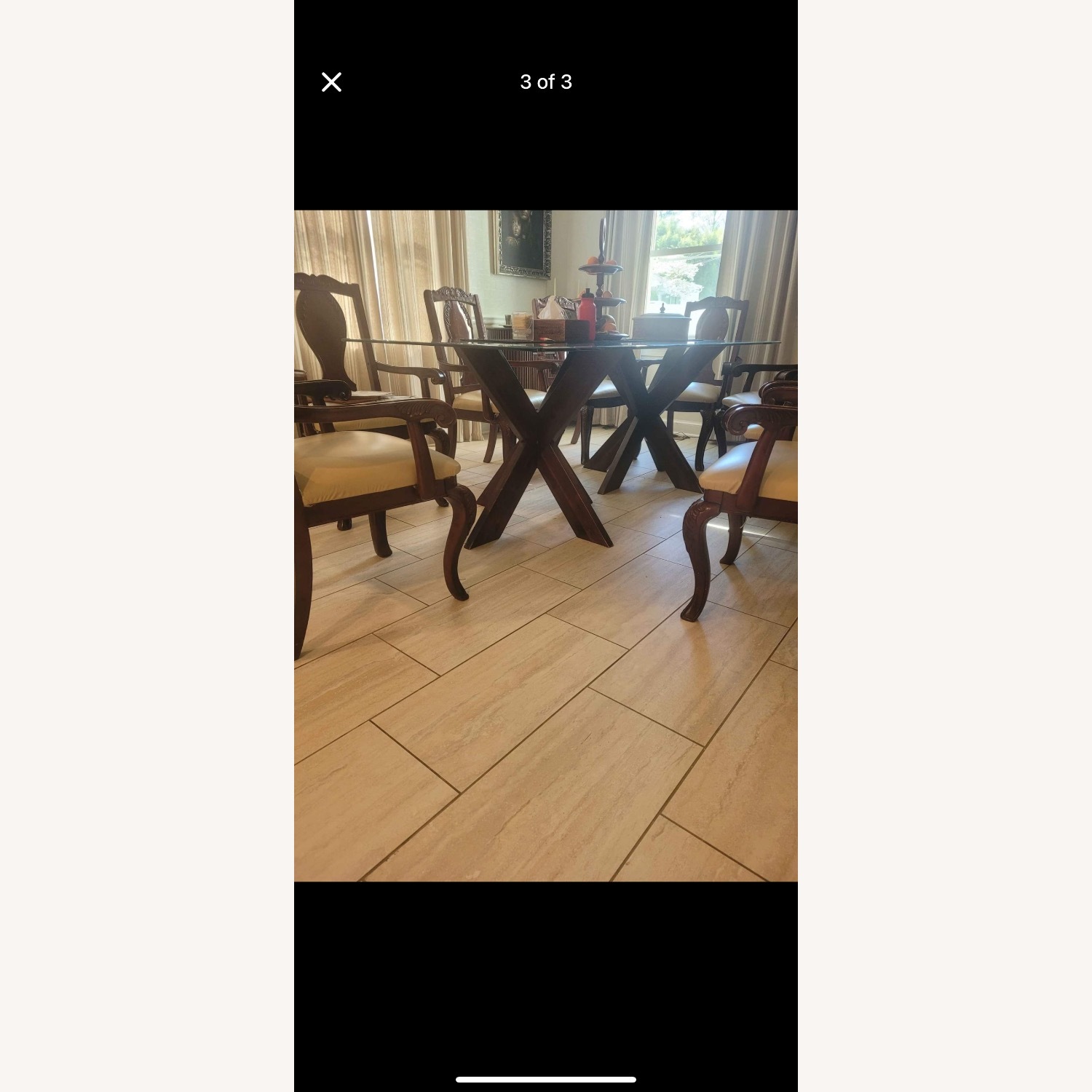  Glass Table Dining Set - image-2