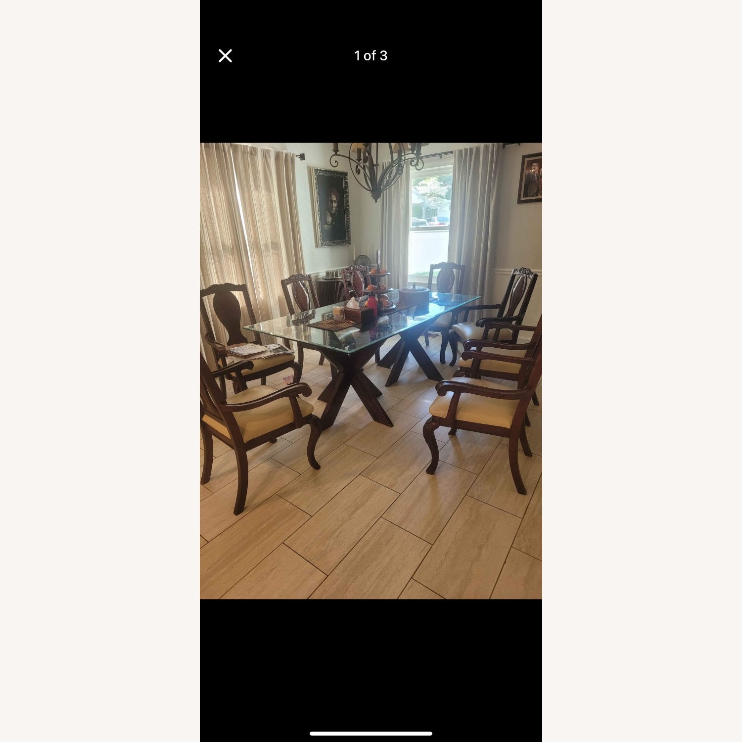  Glass Table Dining Set - image-0