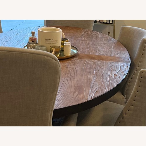Used Restoration Hardware Aero Natural Wood Dining Table for sale on AptDeco