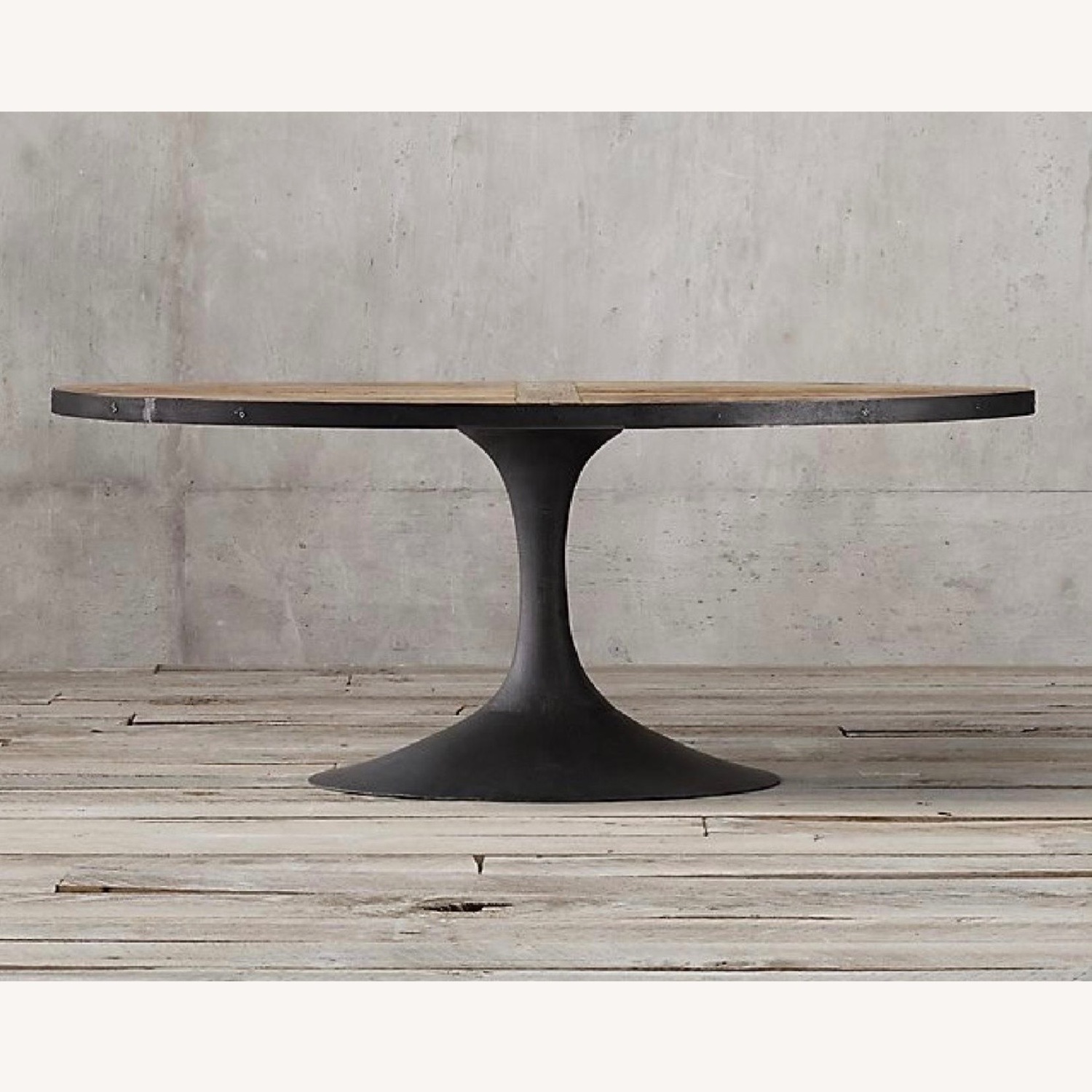 Restoration Hardware Aero Natural Wood Dining Table - image-8