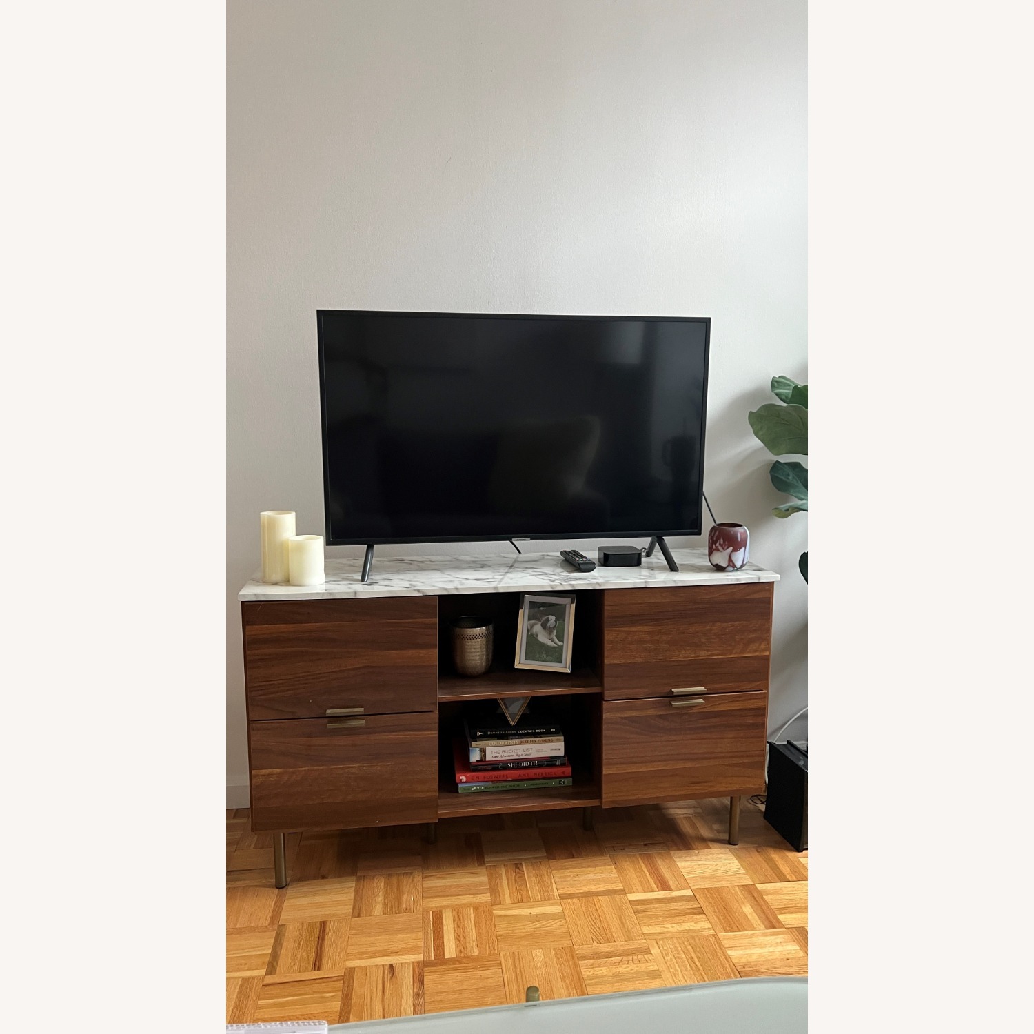 Wayfair Karlin Dark Brown Wood Sideboard - image-5