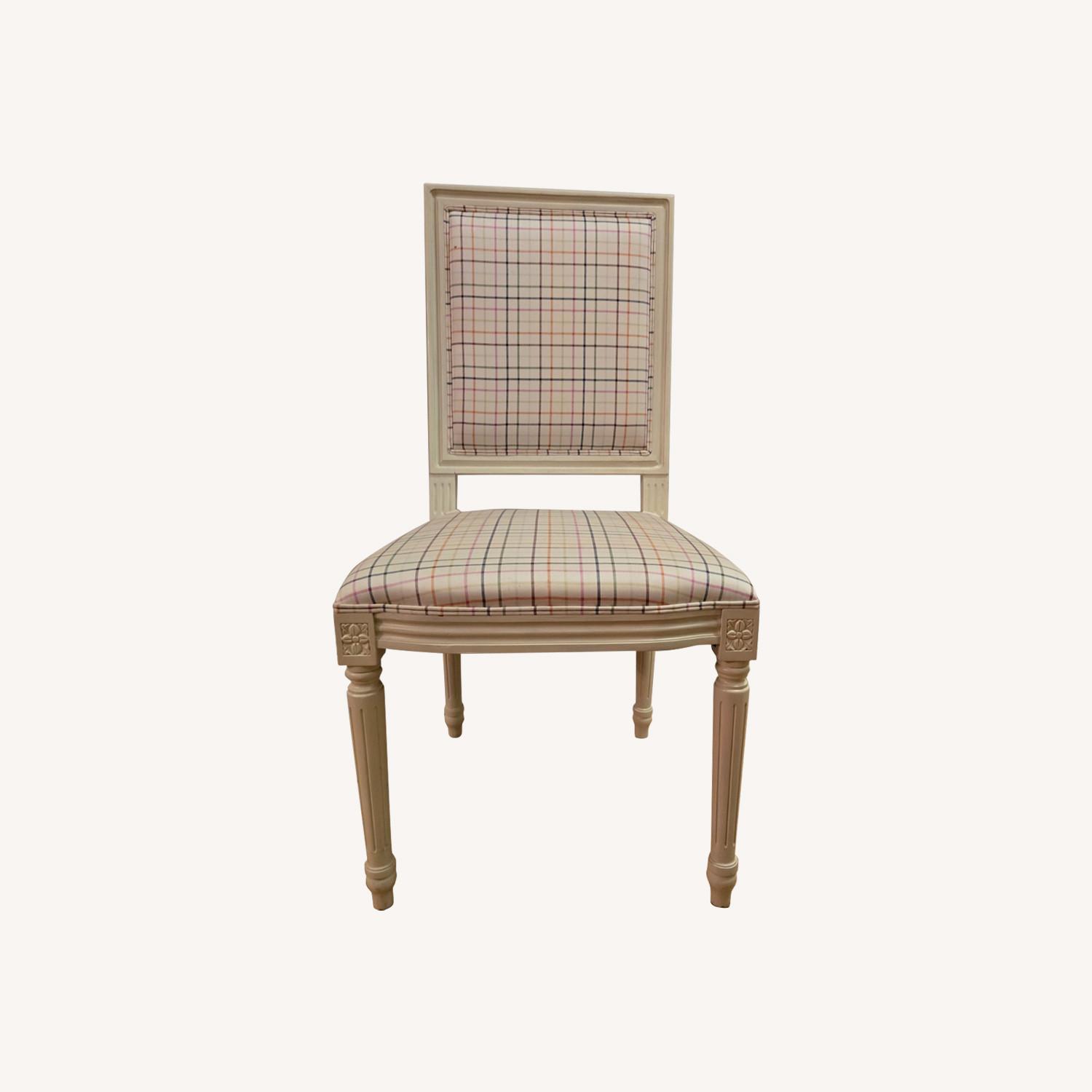 Coach Tattersall Fabric Dining Chairs - image-0