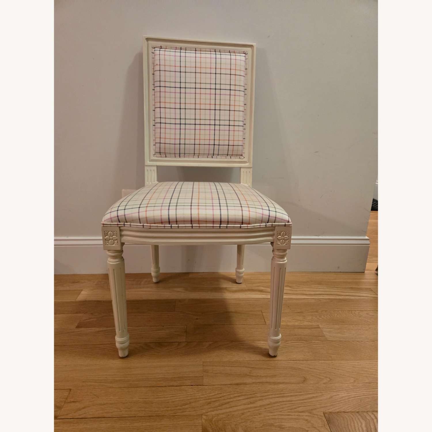 Coach Tattersall Fabric Dining Chairs - image-5