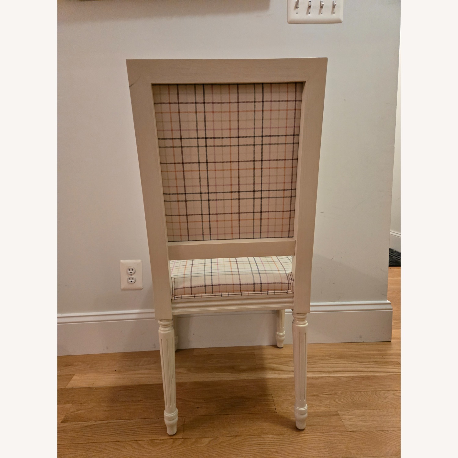 Coach Tattersall Fabric Dining Chairs - image-4