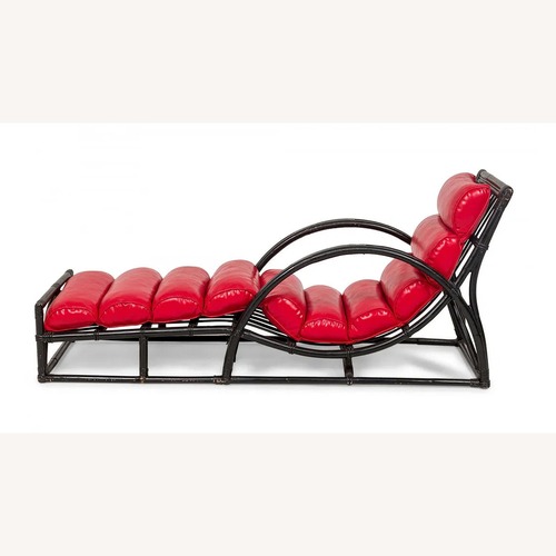 Used MCM Vintage Rattan Chaise Lounge for sale on AptDeco