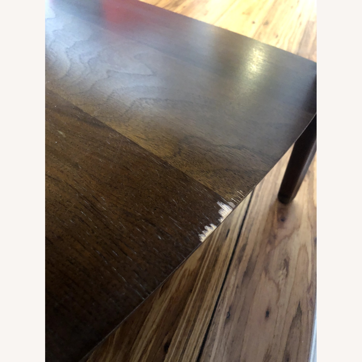 Vintage/Antique Finds Dark Brown Wood Side Table - image-4