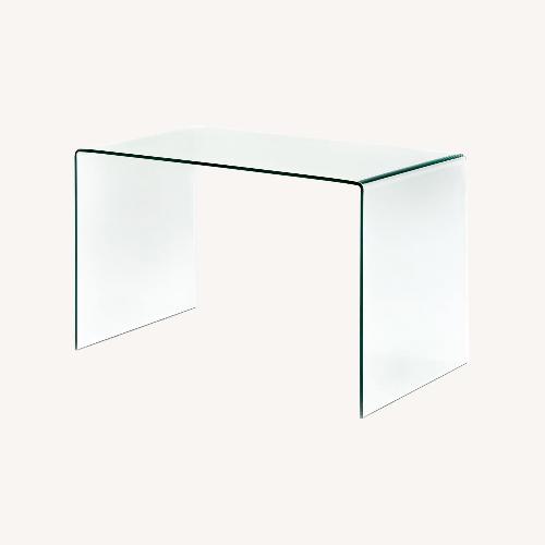 Used Ayniah Glass Writing Desk for sale on AptDeco