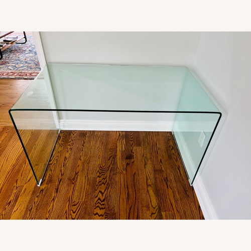 Used Ayniah Glass Writing Desk for sale on AptDeco