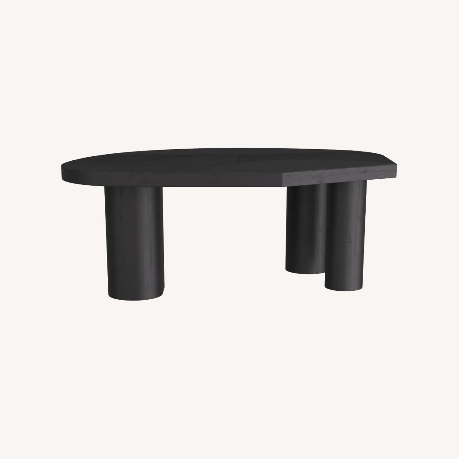 Arteriors Home Black Wood Coffee Table - image-0