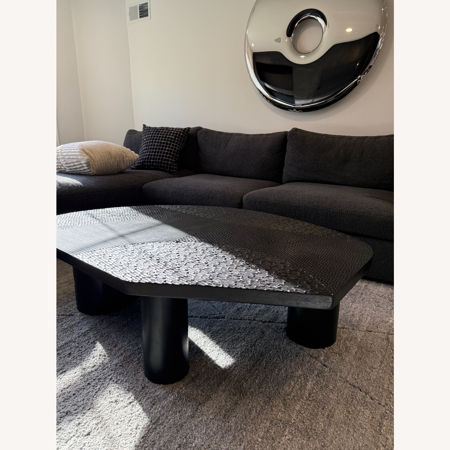 Arteriors Home Black Wood Coffee Table - image-3