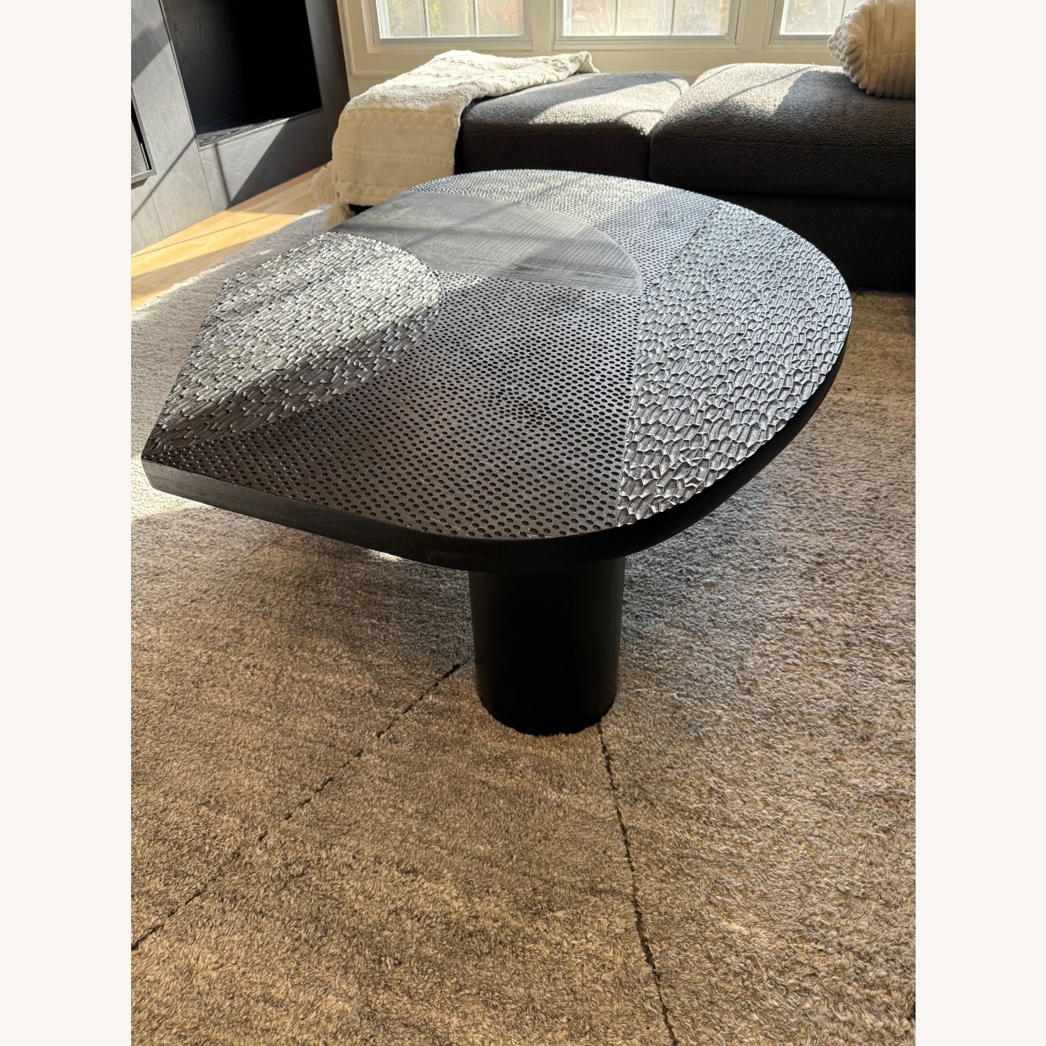 Arteriors Home Black Wood Coffee Table - image-6