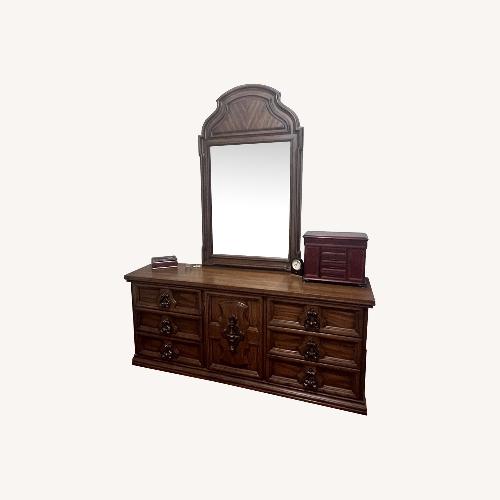 Used Vintage/Antique Finds Dark Brown Dresser for sale on AptDeco