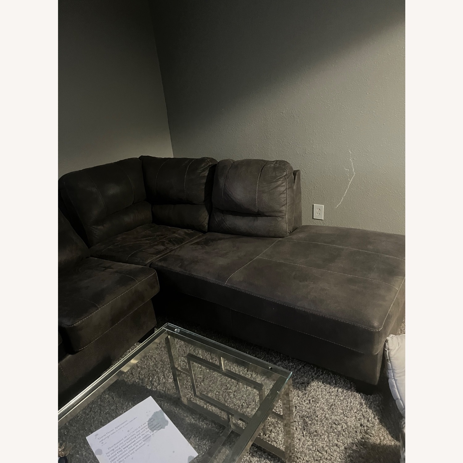 Dark Gray 3+ Seater Sofa - image-5