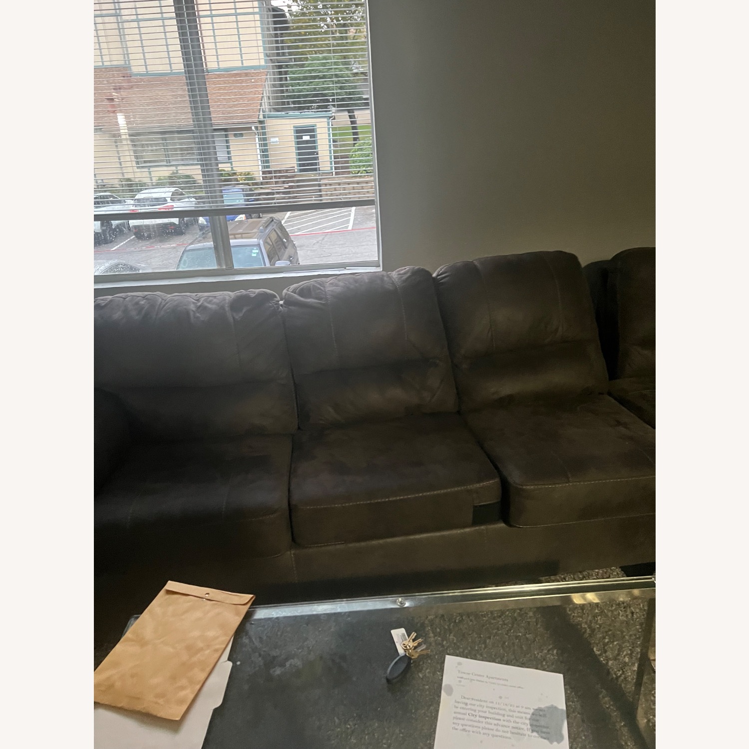 Dark Gray 3+ Seater Sofa - image-1