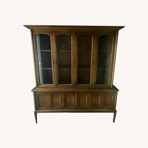 Used Vintage Mahogany Wood China Cabinet/Buffet for sale on AptDeco