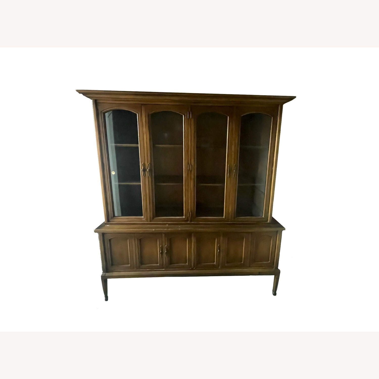 Vintage Mahogany Wood China Cabinet/Buffet - image-3