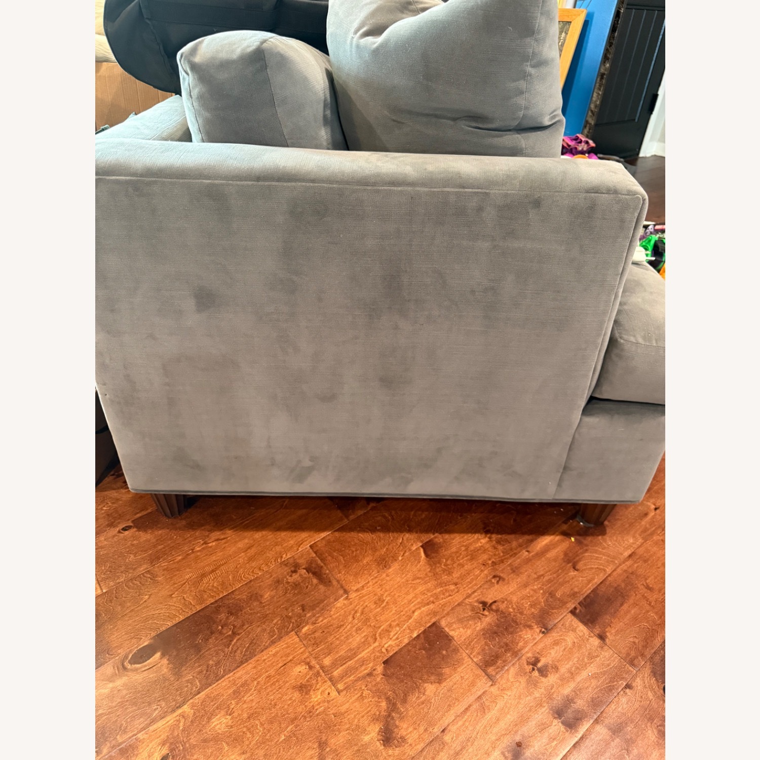 Hickory Chair Company Truman Dark Gray 3+ Seater Sofa - image-4