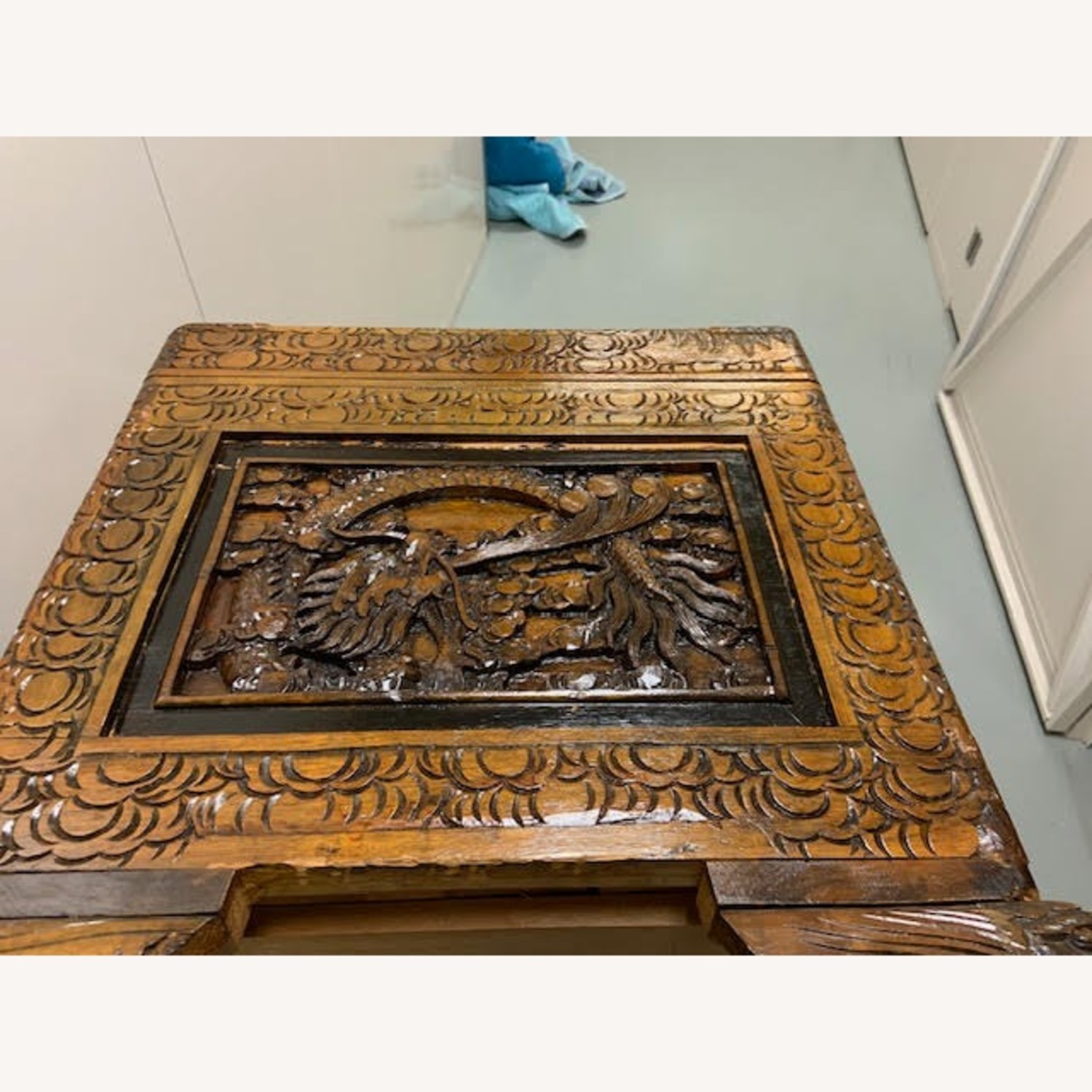 Vintage/Antique Finds Natural Wood Chest - image-3