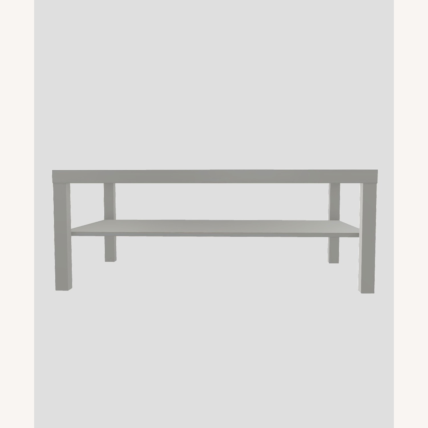 IKEA White Wood Coffee Table - image-2