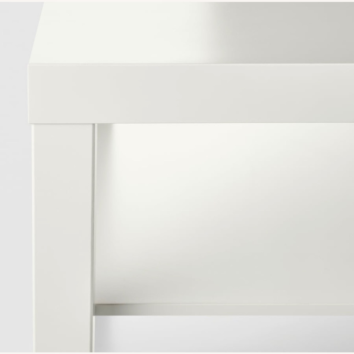 IKEA White Wood Coffee Table - image-4