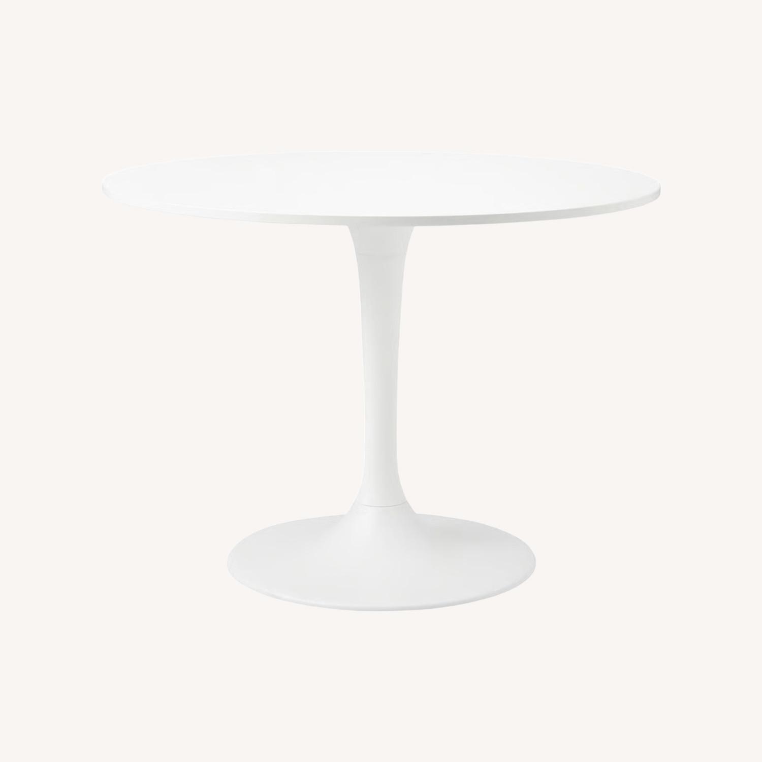 IKEA White Plastic Dining Table - image-0