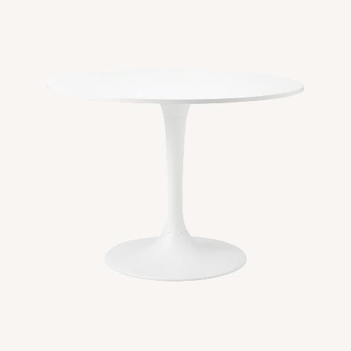 Used IKEA White Plastic Dining Table for sale on AptDeco