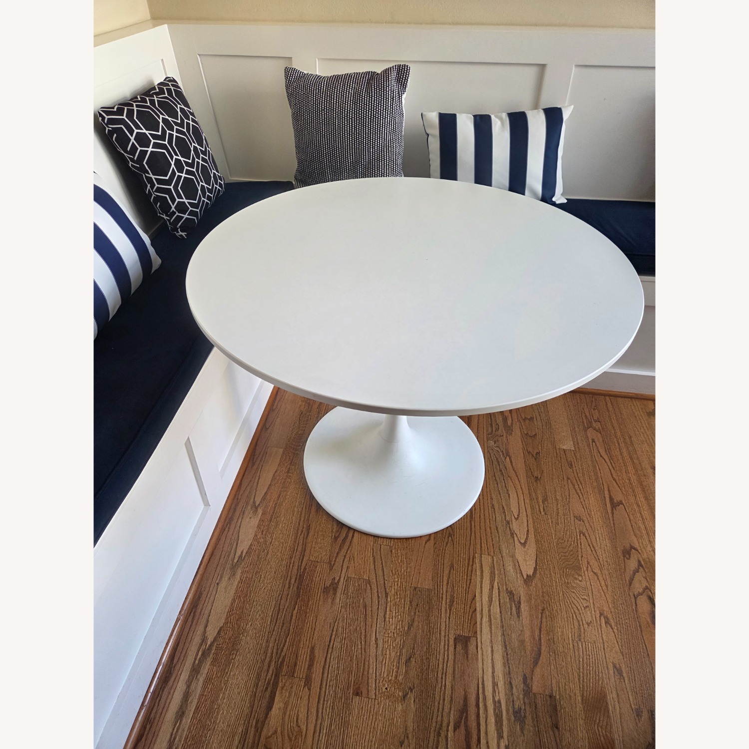 IKEA White Plastic Dining Table - image-2